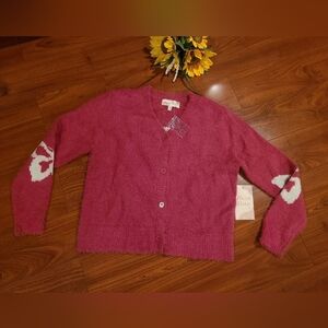 Hazel Moon Girls Pink Sweater Size 14 (L)